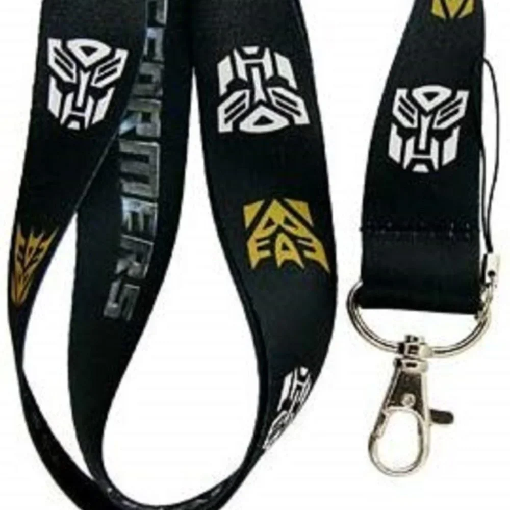 Transformers autobots decepticon logos lanyard keychain holder ID Badge Holder